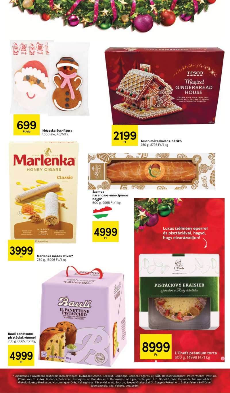 Tesco Akciós Újság Karácsonyi Katalógus 5 oldal