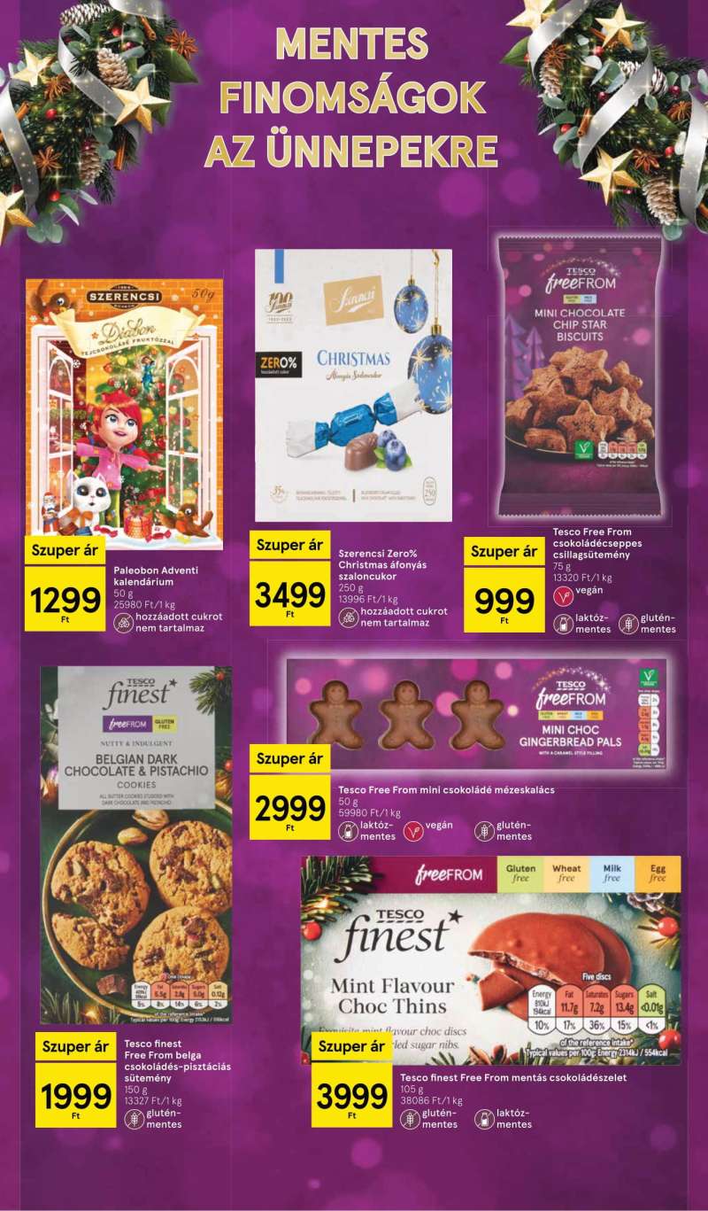Tesco Akciós Újság Karácsonyi Katalógus 7 oldal