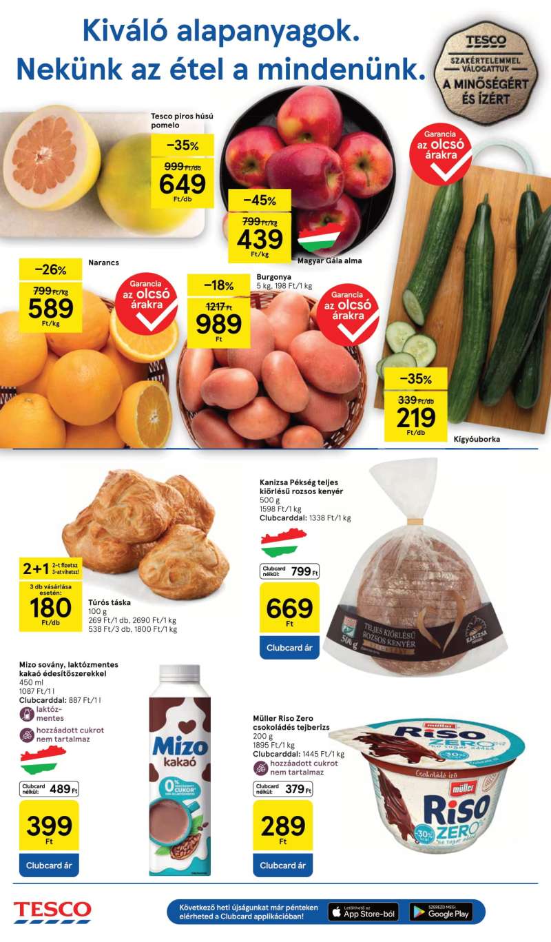 Tesco Akciós Újság Szupermarket 2 oldal
