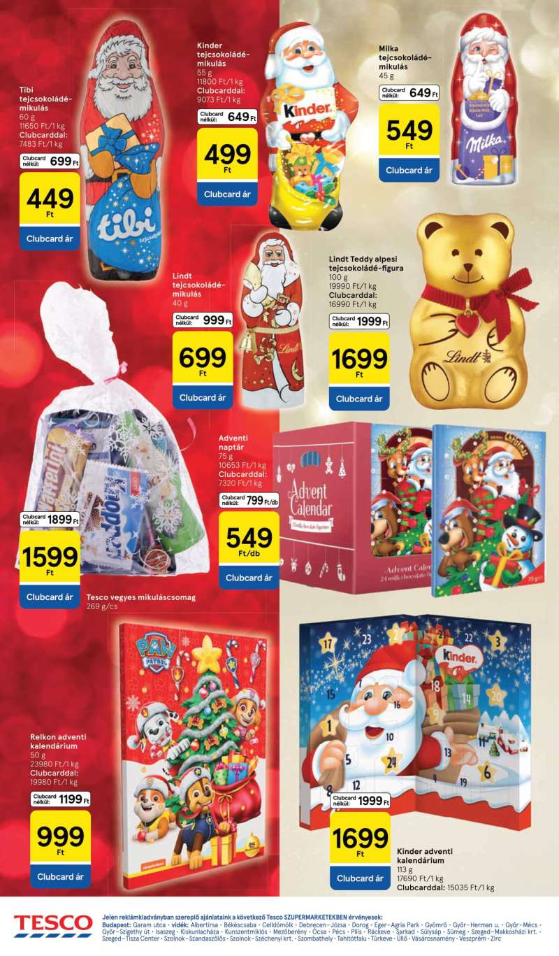 Tesco Akciós Újság Szupermarket 4 oldal