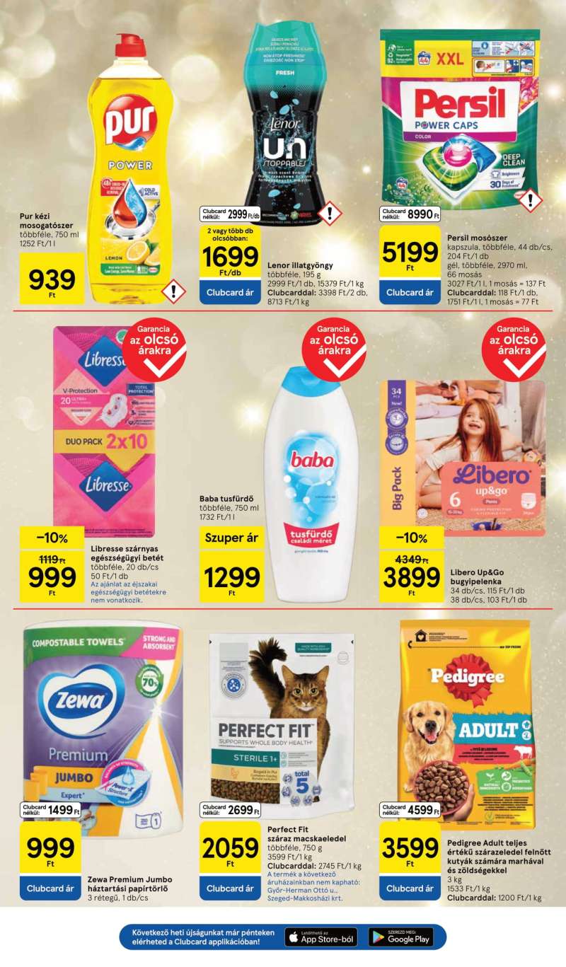 Tesco Akciós Újság Szupermarket 7 oldal