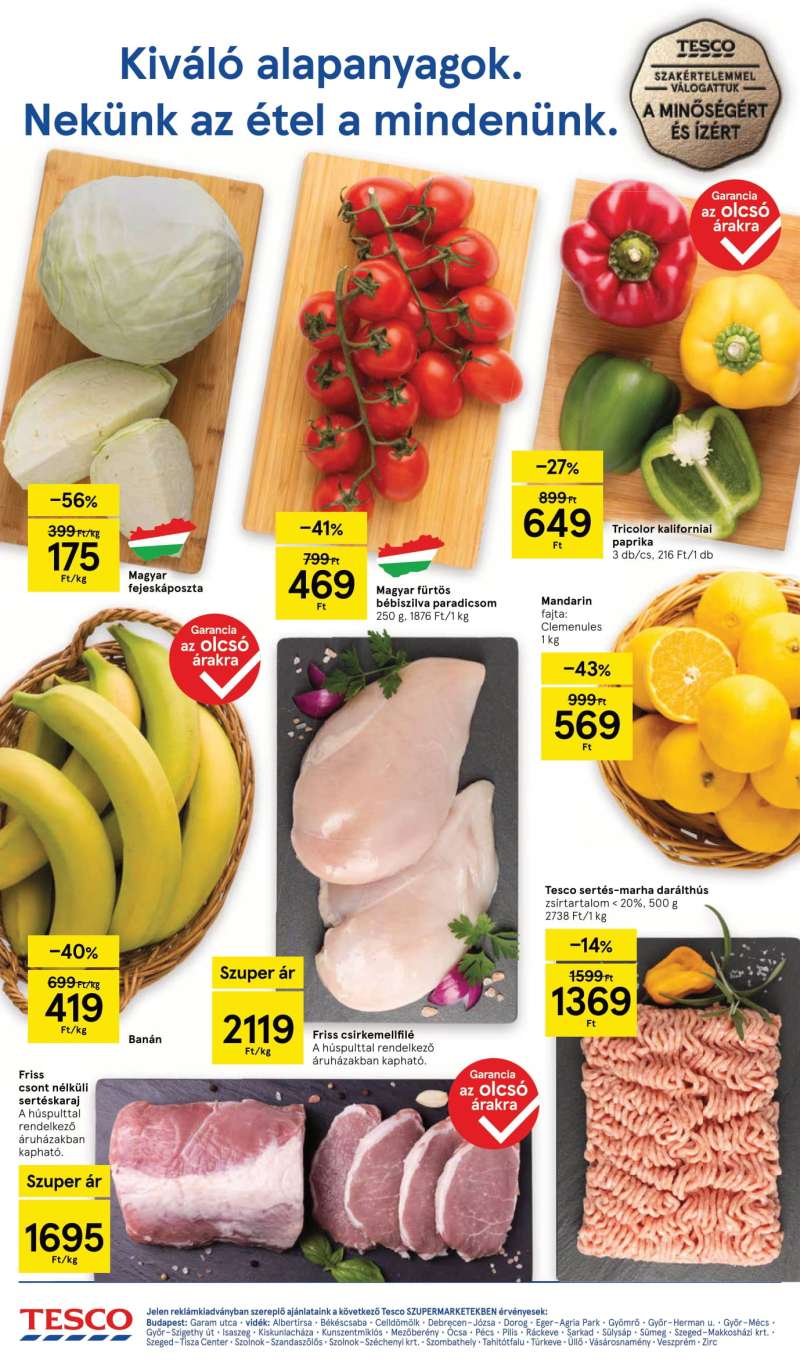 Tesco Akciós Újság Szupermarket 2 oldal