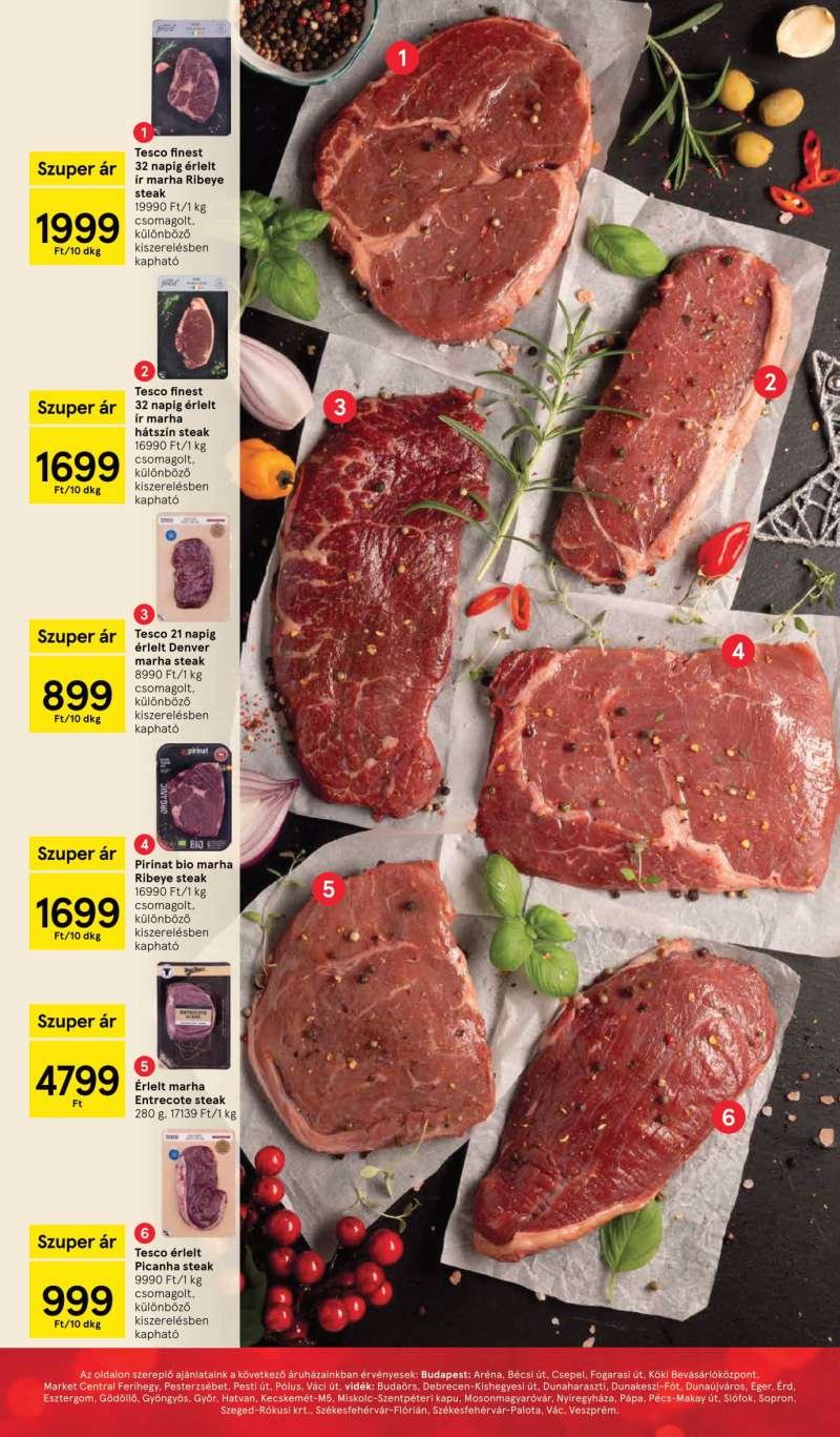 Tesco Akciós Újság Ünnepi Katalógus 14 oldal