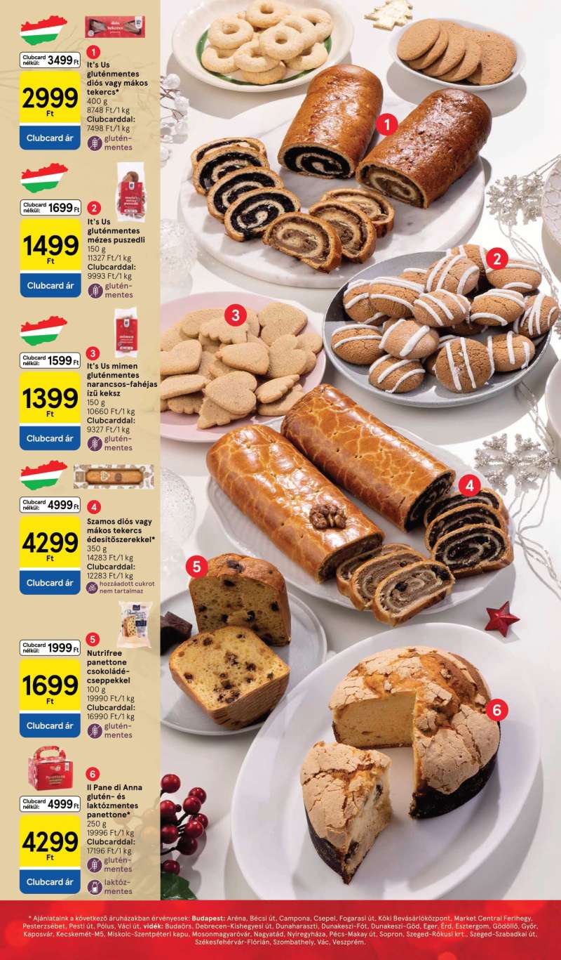 Tesco Akciós Újság Ünnepi Katalógus 16 oldal