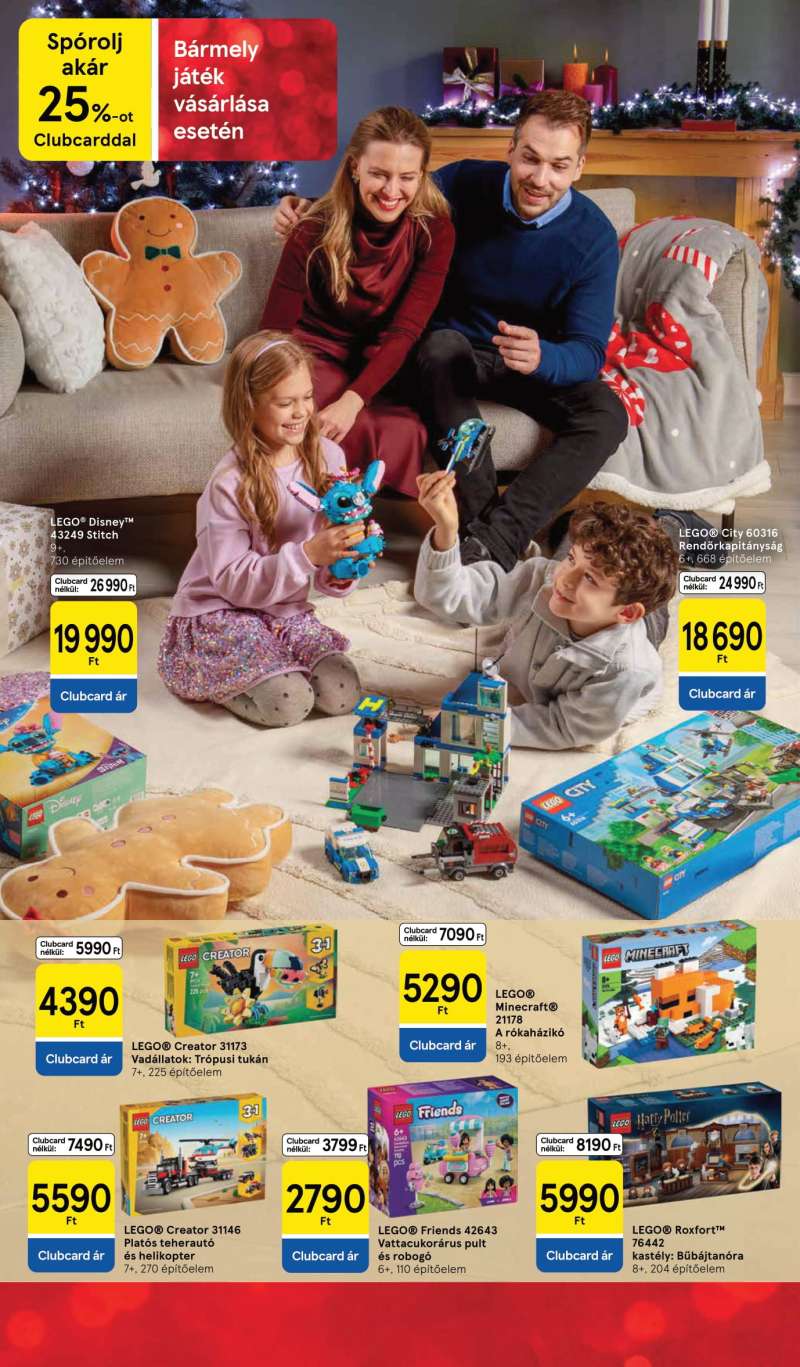 Tesco Akciós Újság Ünnepi Katalógus 18 oldal