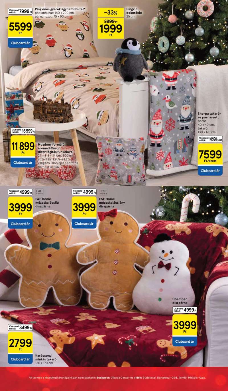 Tesco Akciós Újság Ünnepi Katalógus 21 oldal