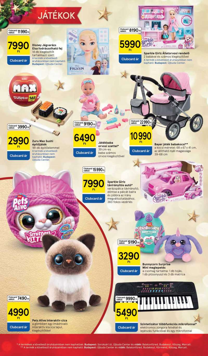 Tesco Akciós Újság Ünnepi Katalógus 22 oldal