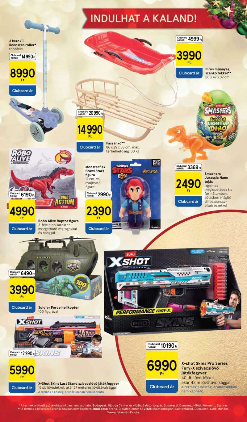 Tesco Akciós Újság Ünnepi Katalógus 25 oldal