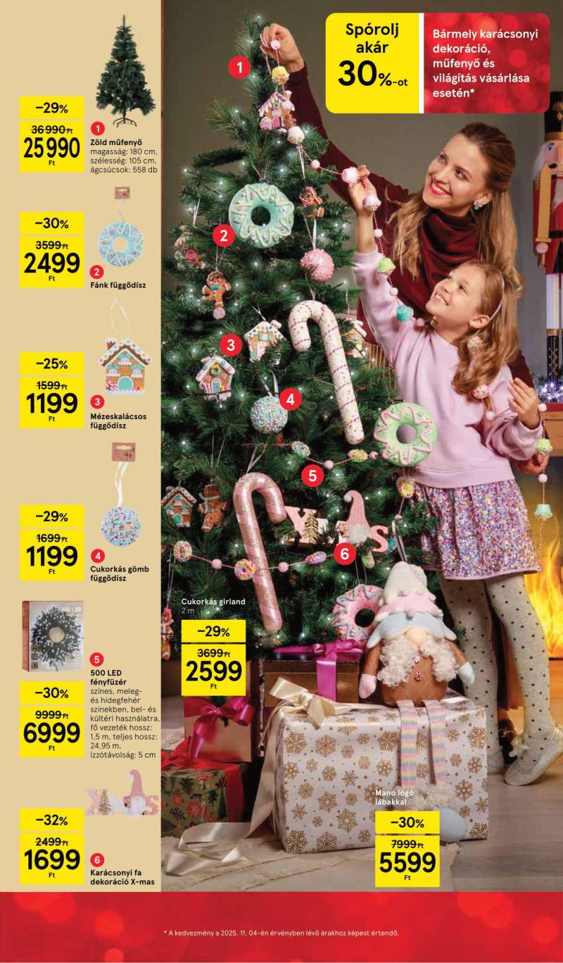 Tesco Akciós Újság Ünnepi Katalógus 3 oldal
