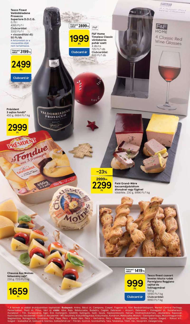 Tesco Akciós Újság Ünnepi Katalógus 33 oldal