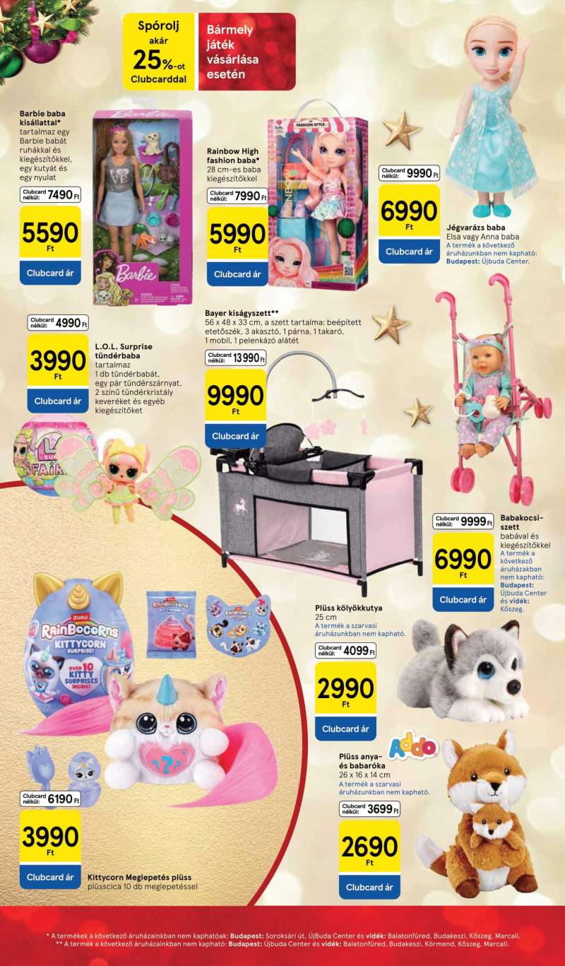 Tesco Akciós Újság Ünnepi Katalógus 36 oldal