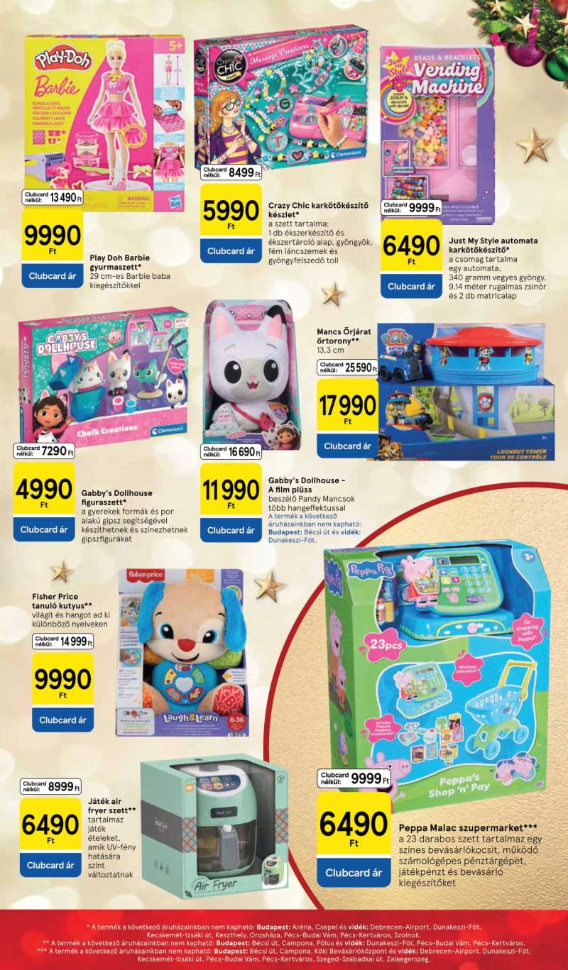 Tesco Akciós Újság Ünnepi Katalógus 37 oldal