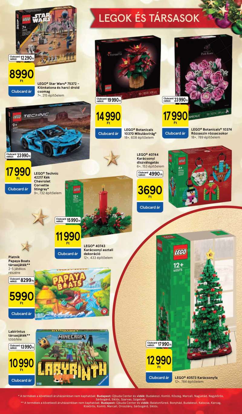 Tesco Akciós Újság Ünnepi Katalógus 39 oldal