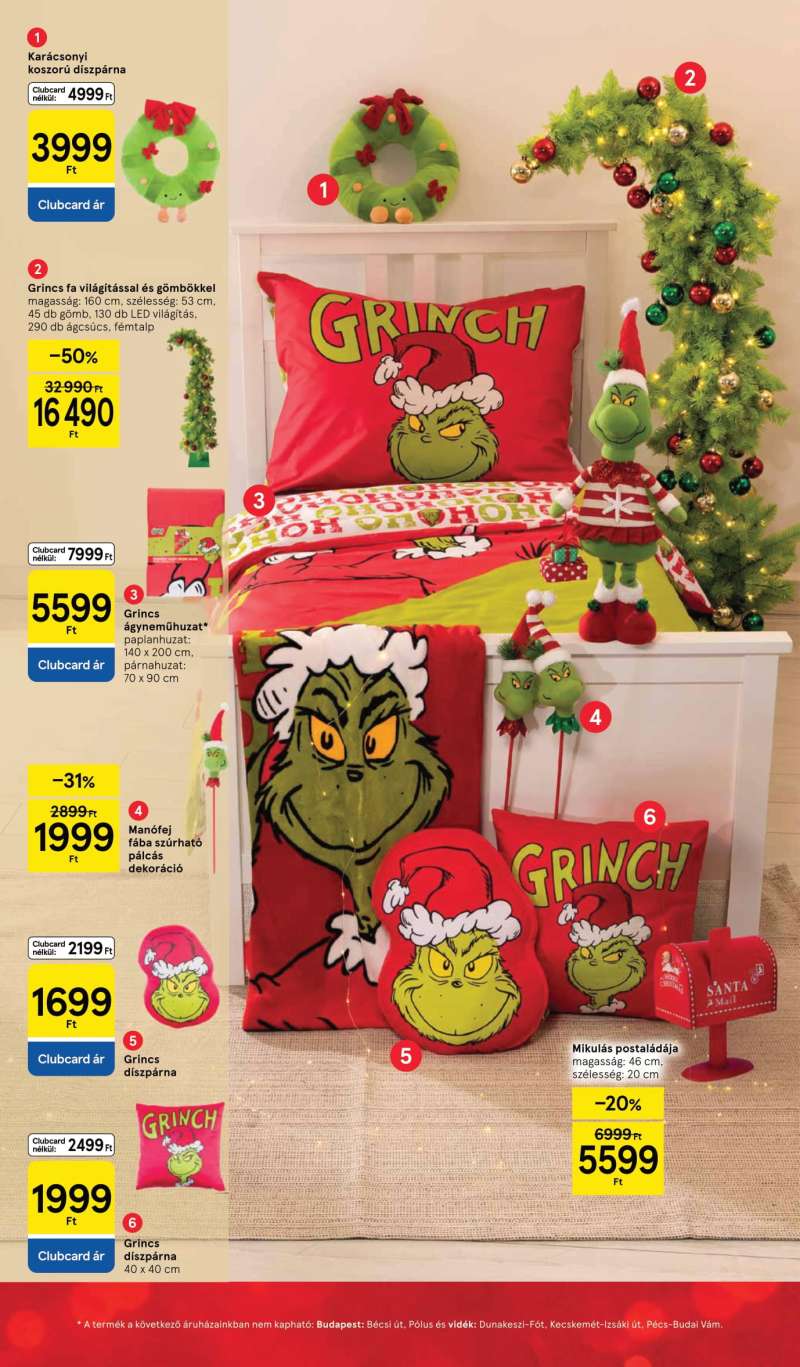 Tesco Akciós Újság Ünnepi Katalógus 4 oldal