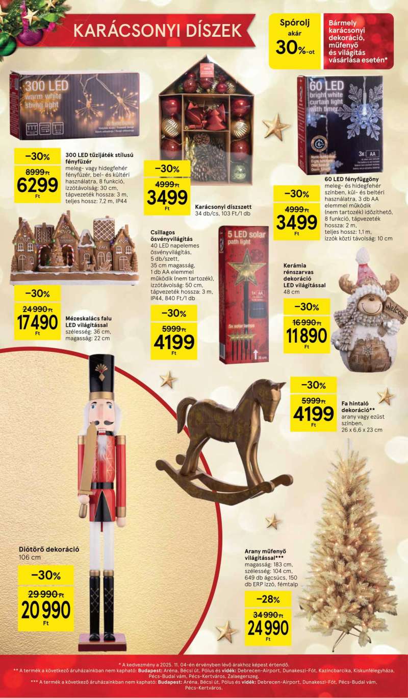 Tesco Akciós Újság Ünnepi Katalógus 40 oldal
