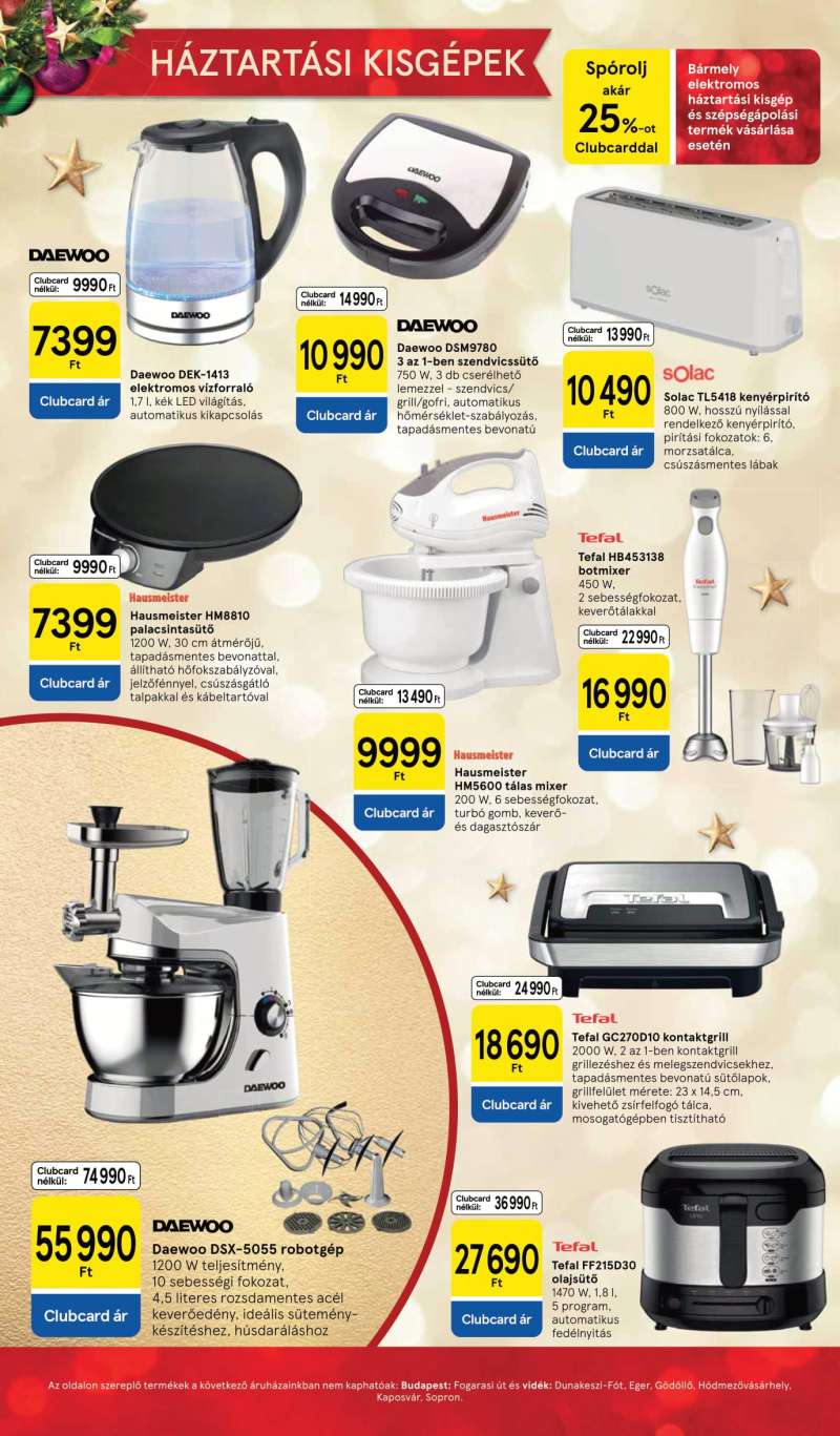 Tesco Akciós Újság Ünnepi Katalógus 48 oldal