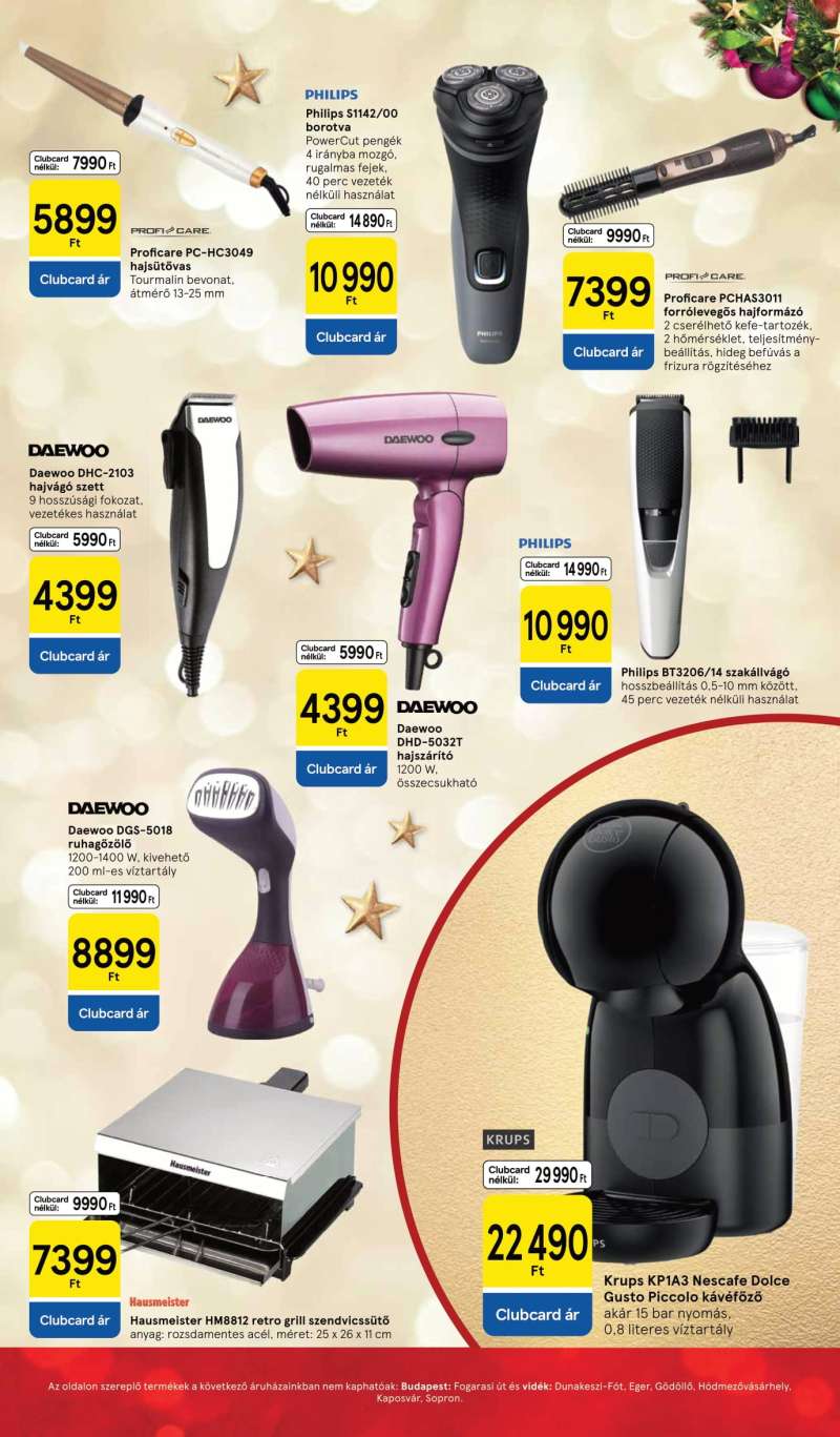 Tesco Akciós Újság Ünnepi Katalógus 49 oldal