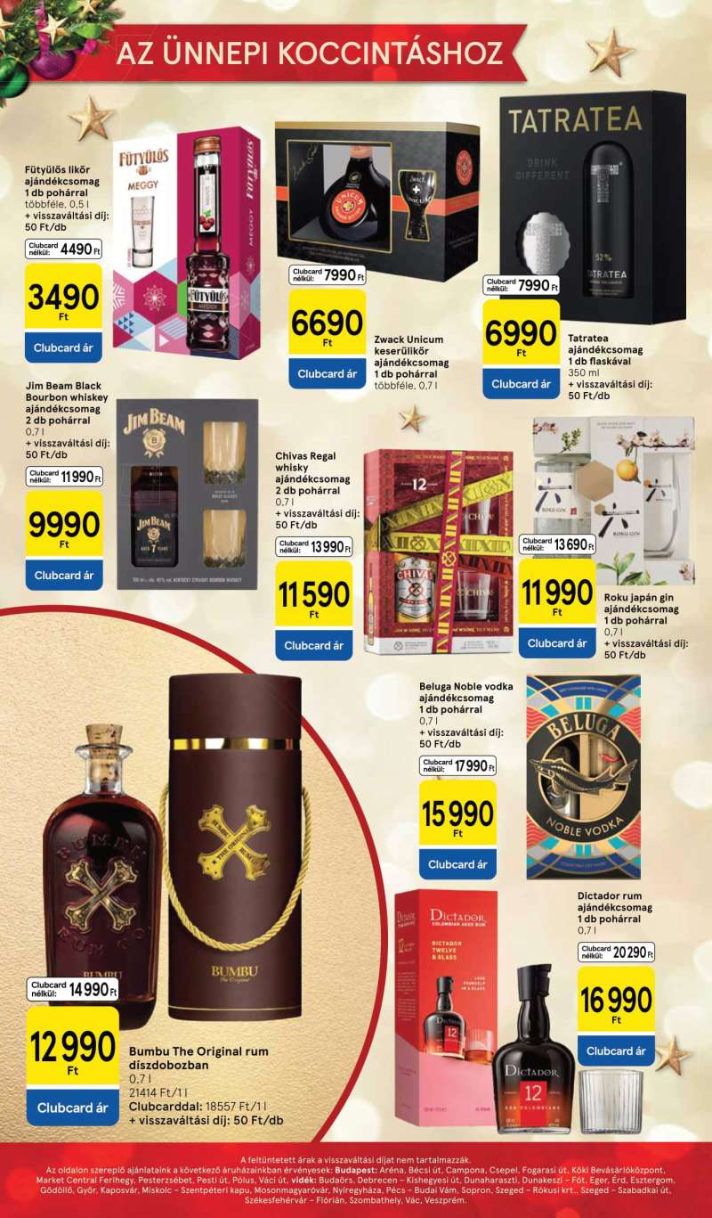 Tesco Akciós Újság Ünnepi Katalógus 8 oldal