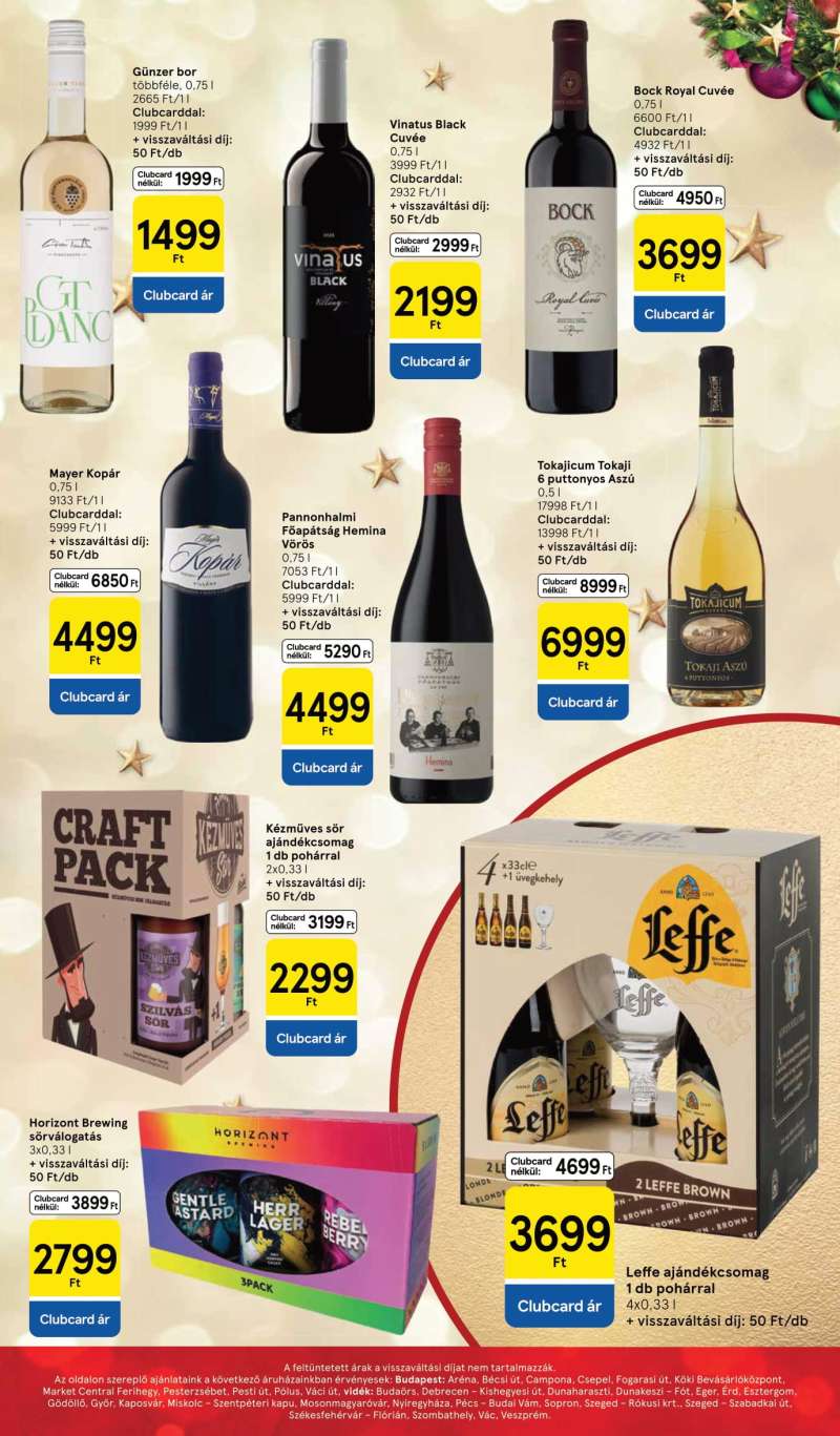 Tesco Akciós Újság Ünnepi Katalógus 9 oldal