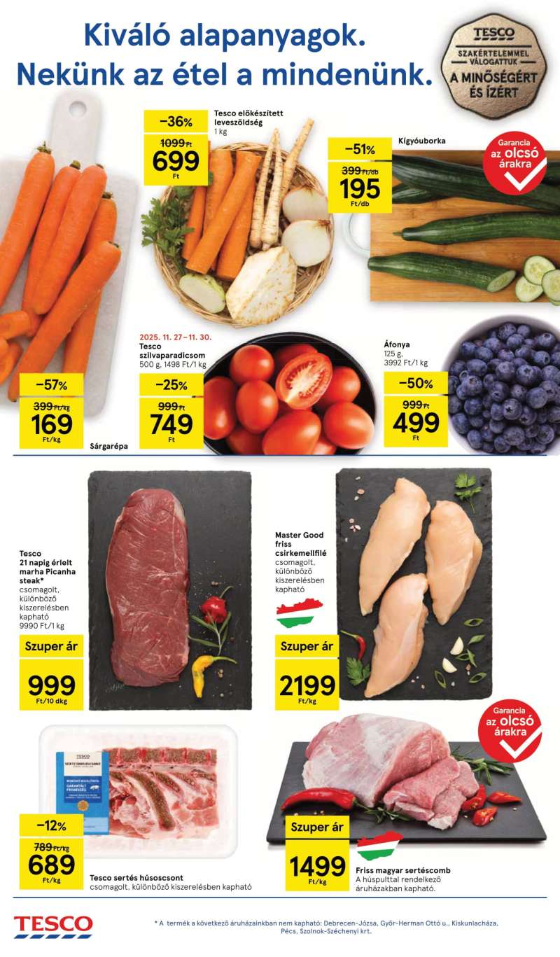 Tesco Akciós Újság Szupermarket 2 oldal
