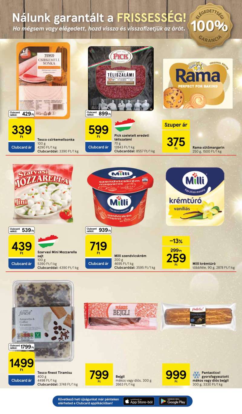 Tesco Akciós Újság Szupermarket 3 oldal
