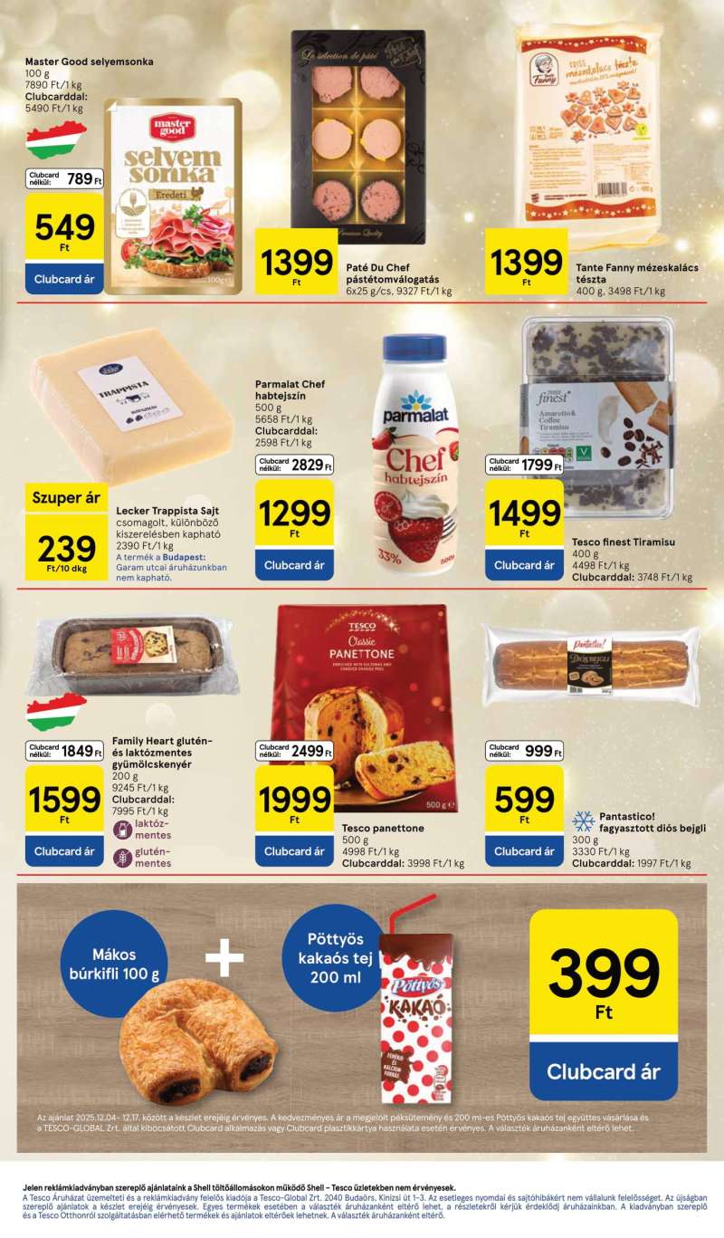 Tesco Akciós Újság Szupermarket 3 oldal