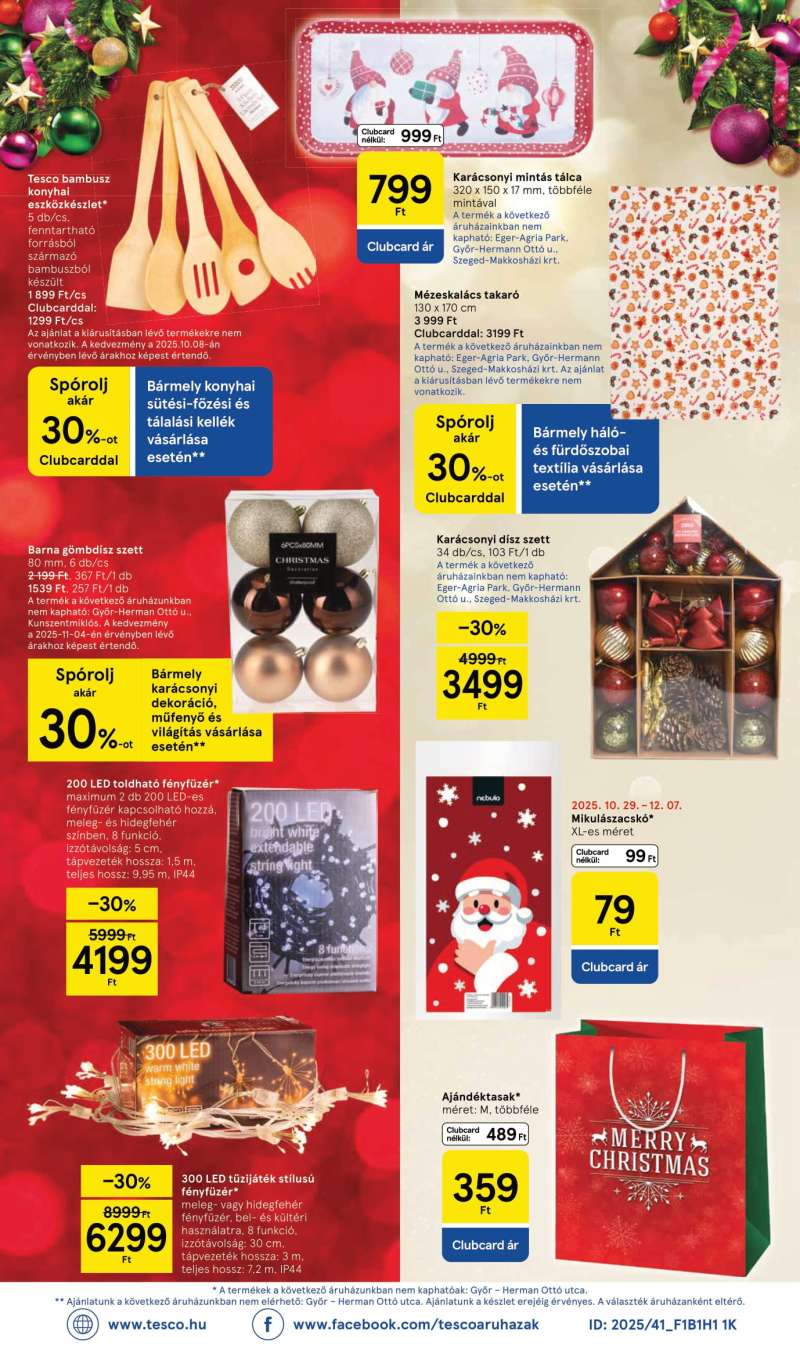 Tesco Akciós Újság Szupermarket 8 oldal