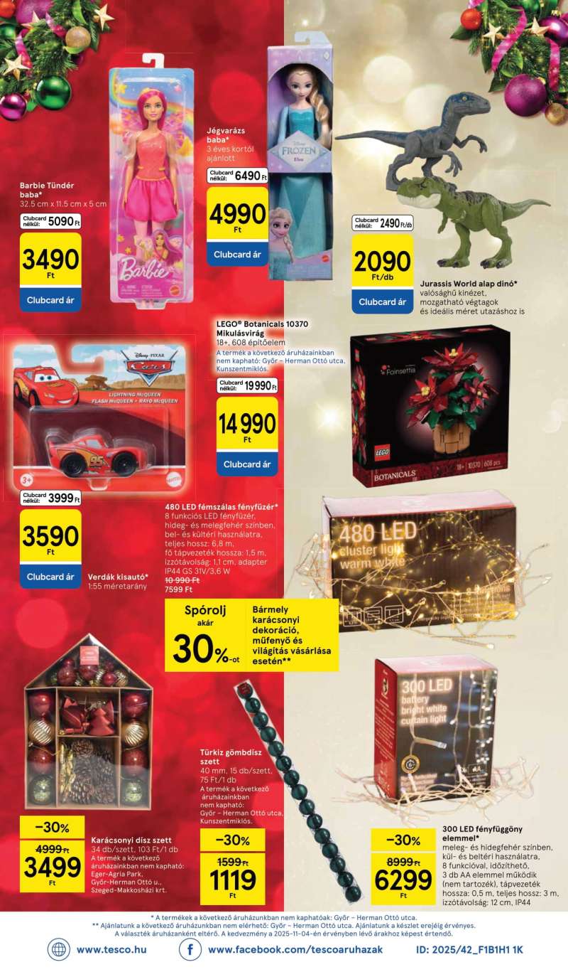 Tesco Akciós Újság Szupermarket 8 oldal