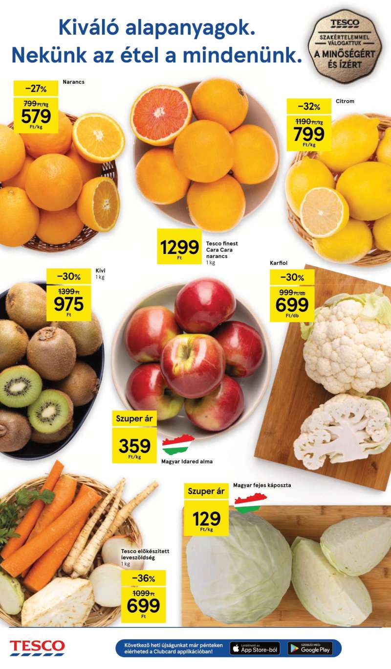 Tesco Akciós Újság Szupermarket 2 oldal