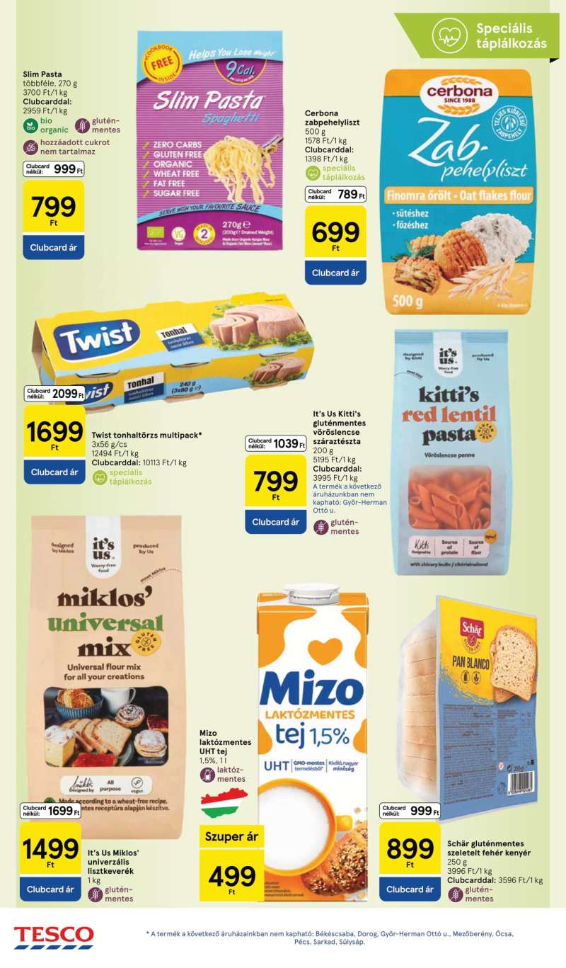 Tesco Akciós Újság Szupermarket 4 oldal