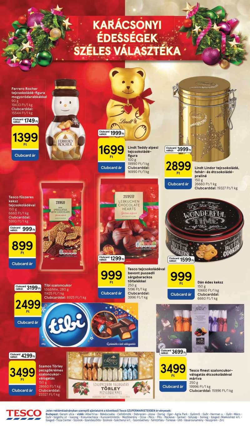 Tesco Akciós Újság Szupermarket 6 oldal
