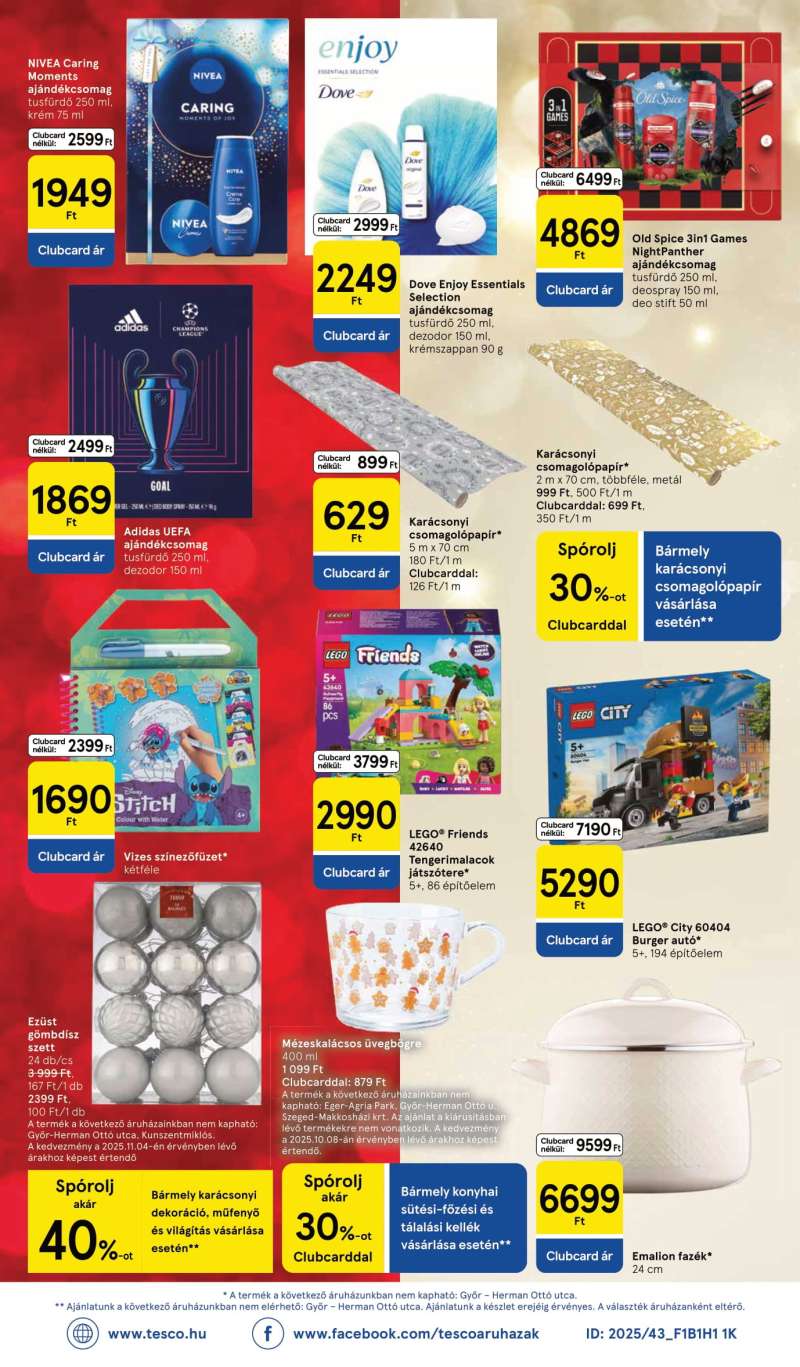 Tesco Akciós Újság Szupermarket 8 oldal