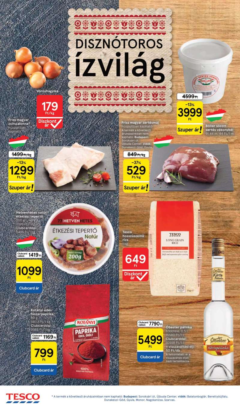 Tesco Akciós Újság Hipermarket 12 oldal