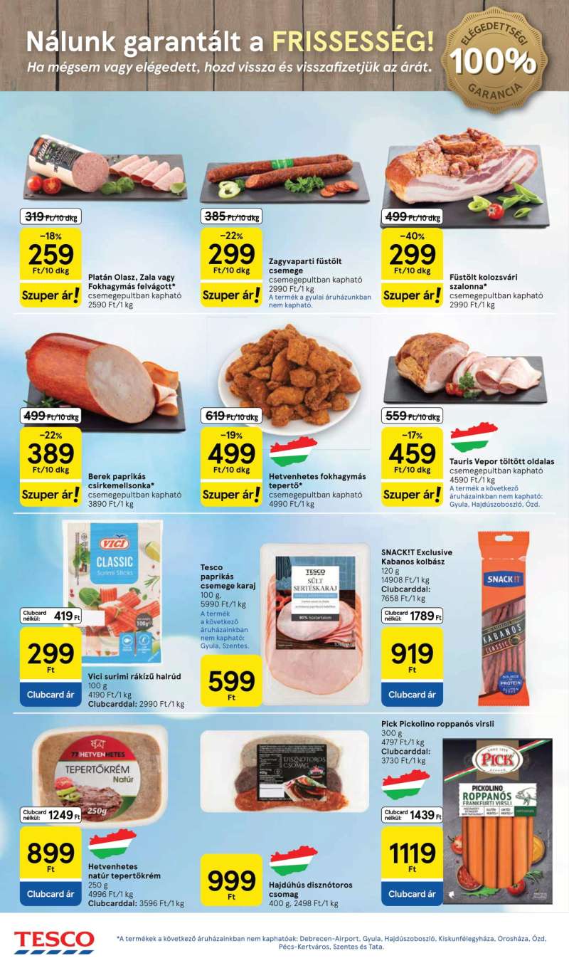 Tesco Akciós Újság Hipermarket 18 oldal
