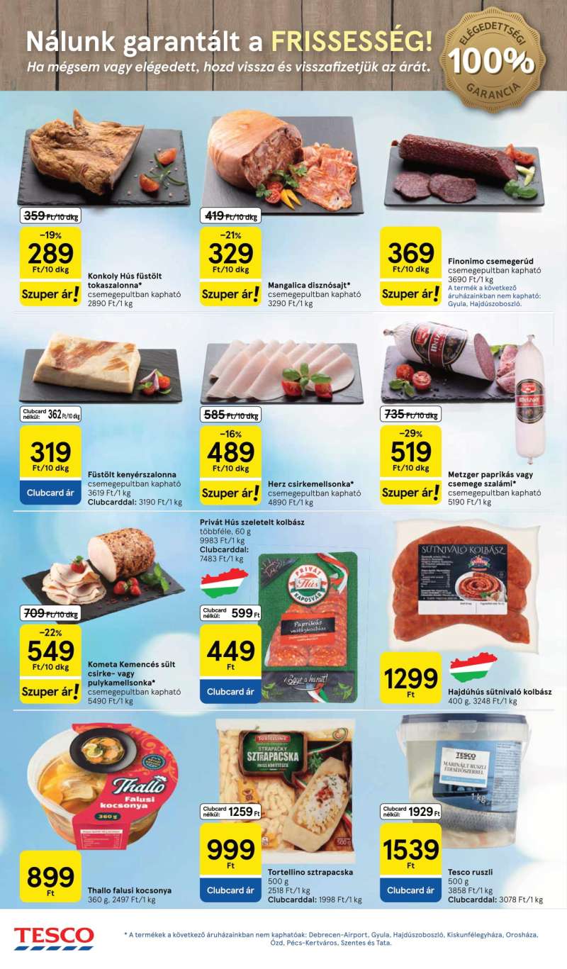 Tesco Akciós Újság Hipermarket 18 oldal