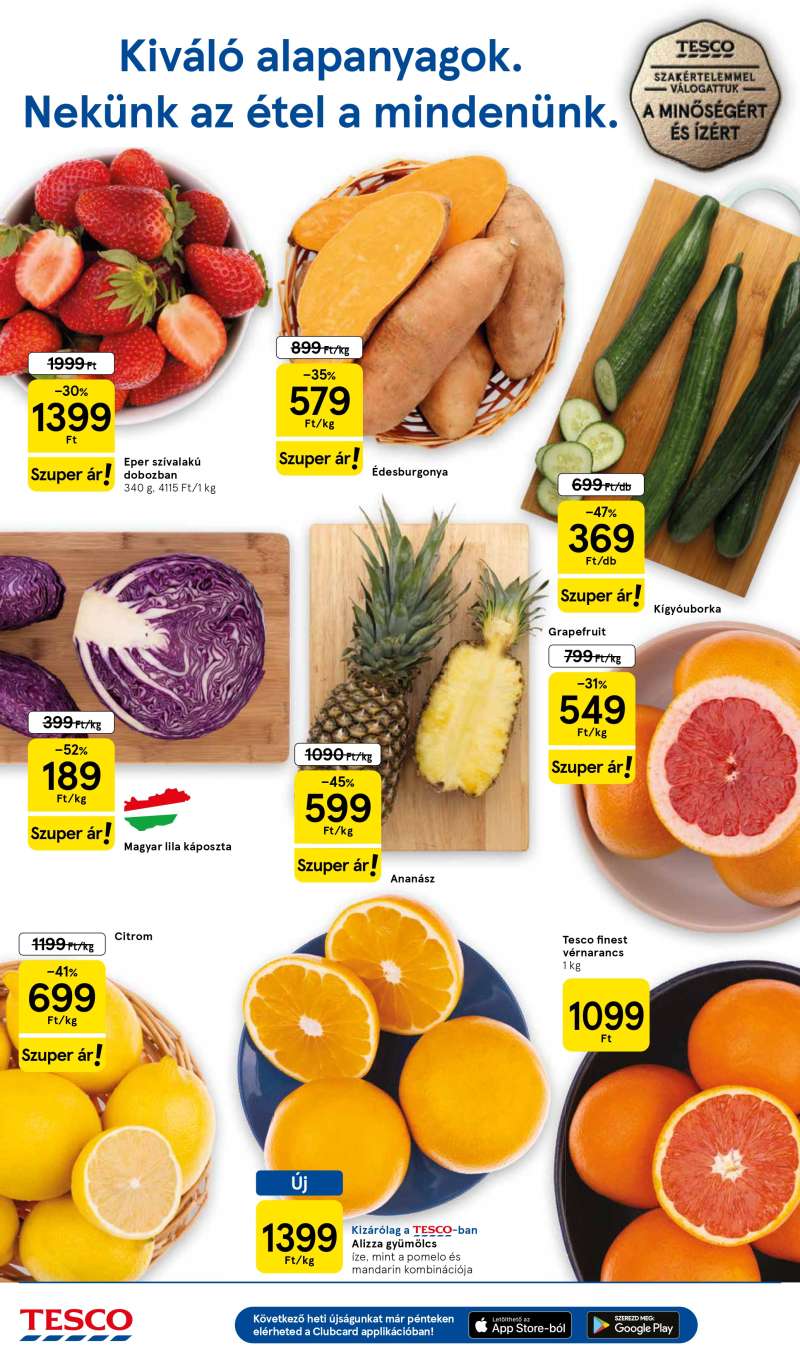Tesco Hipermarket Akciós Újság 2 oldal