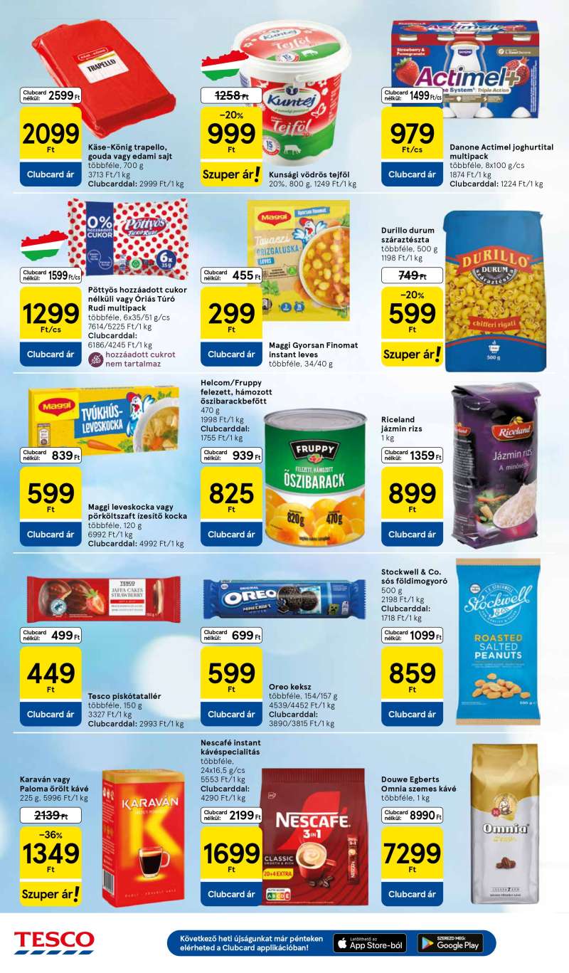 Tesco Hipermarket Akciós Újság 4 oldal
