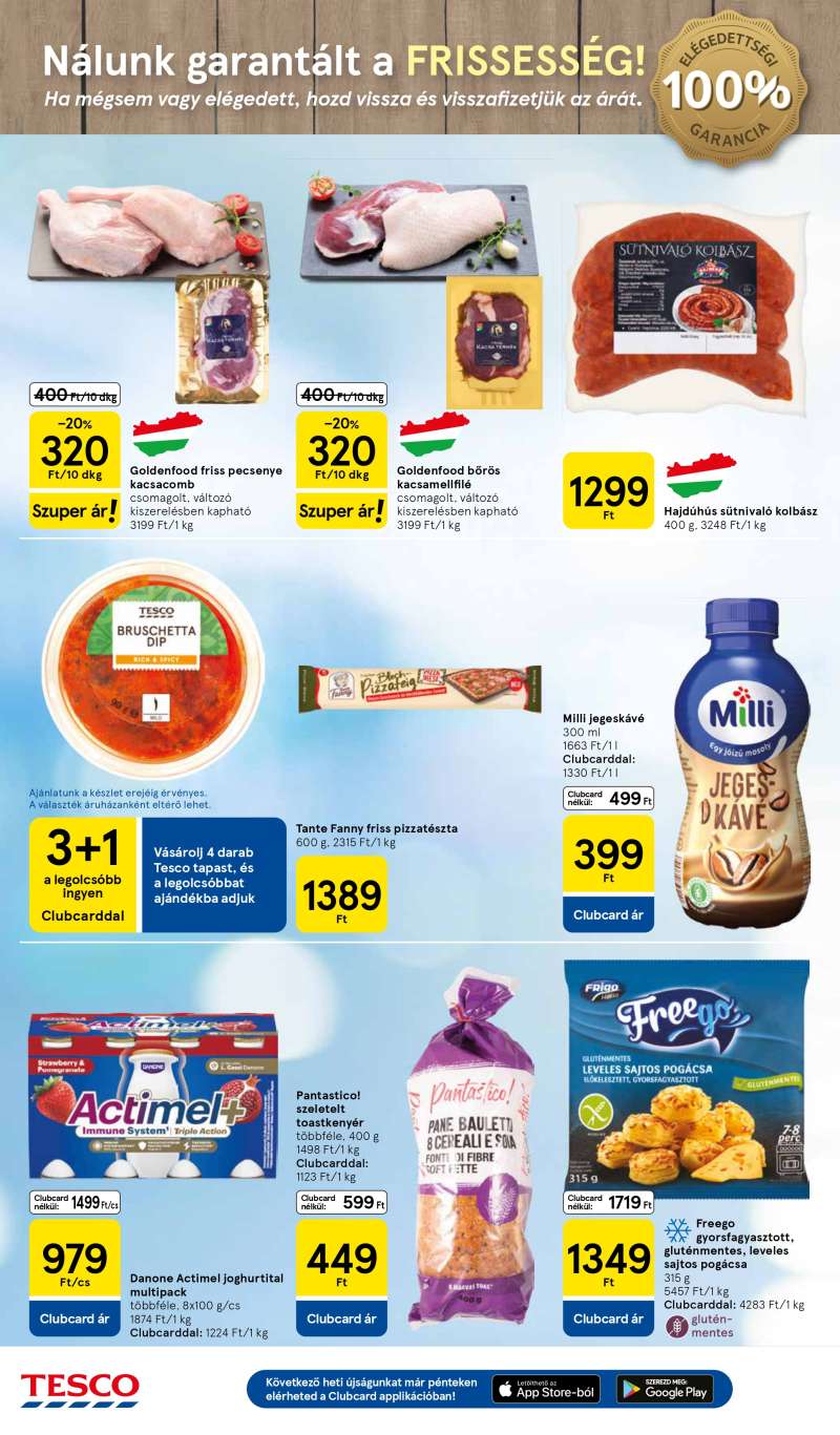 Tesco Szupermarket Akciós Újság 4 oldal