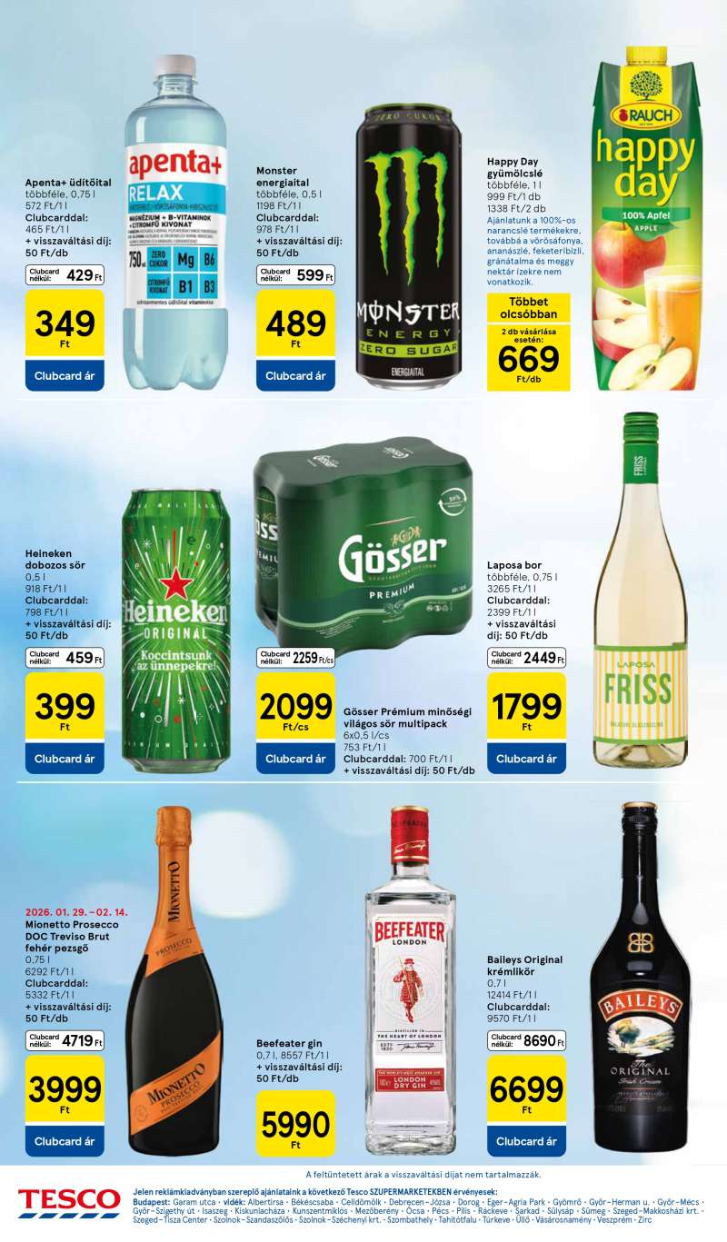 Tesco Szupermarket Akciós Újság 6 oldal