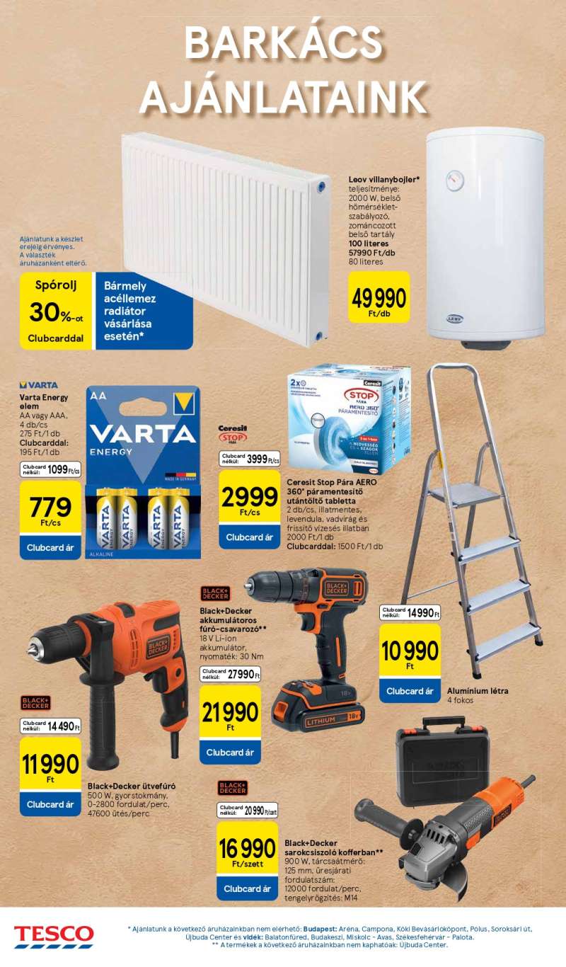 Tesco Hipermarket Akciós Újság 10 oldal