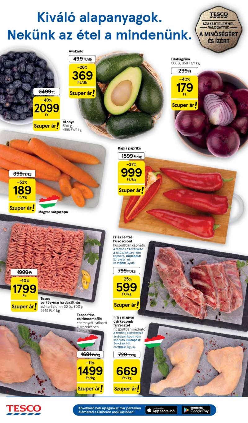 Tesco Hipermarket Akciós Újság 2 oldal