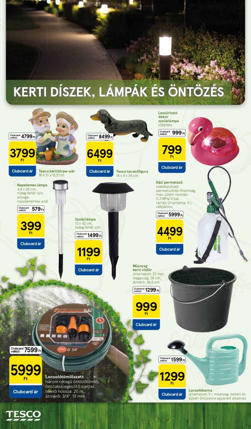 Tesco Tavaszi Kert Katalógus 10 oldal