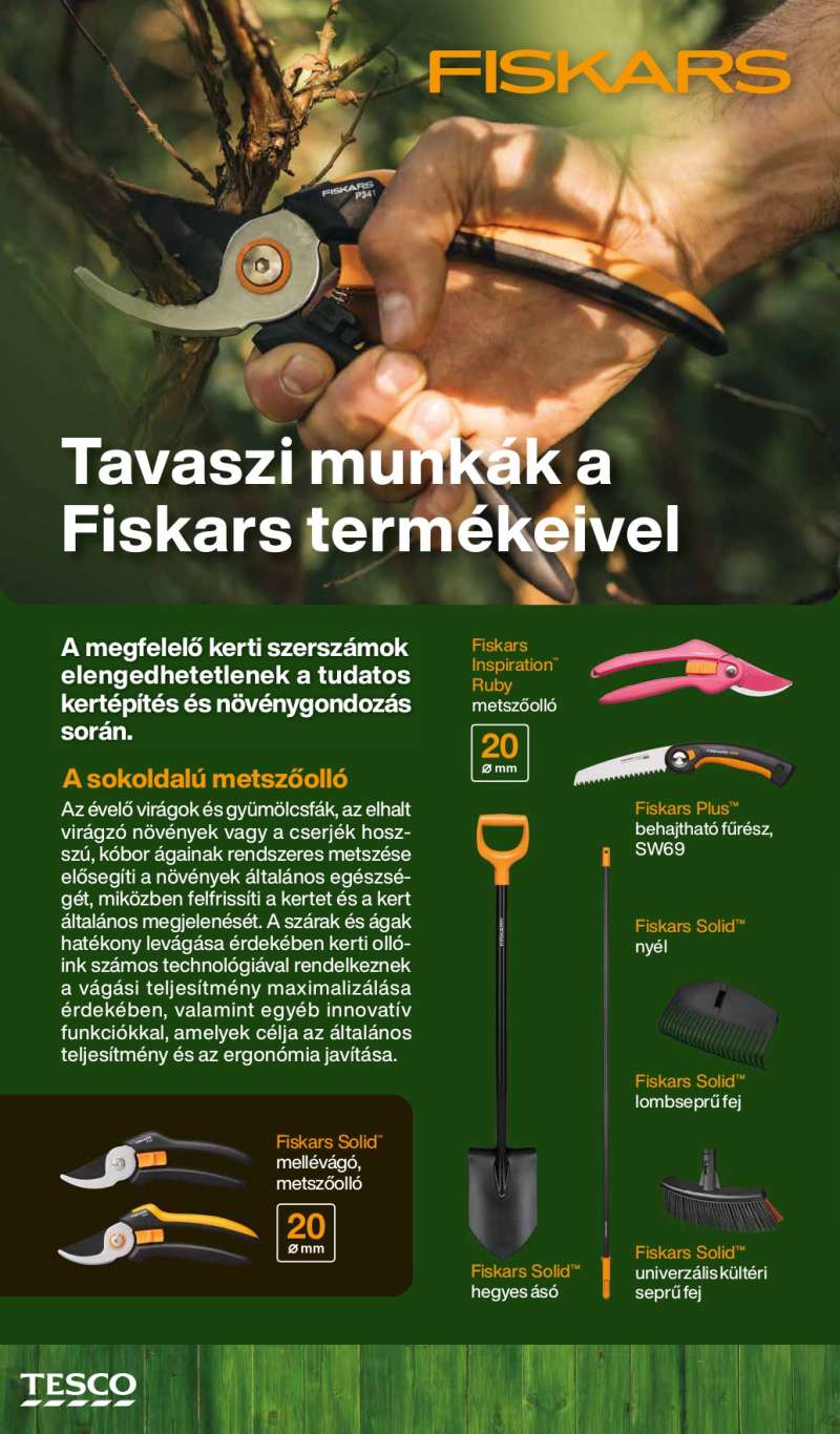 Tesco Tavaszi Kert Katalógus 12 oldal