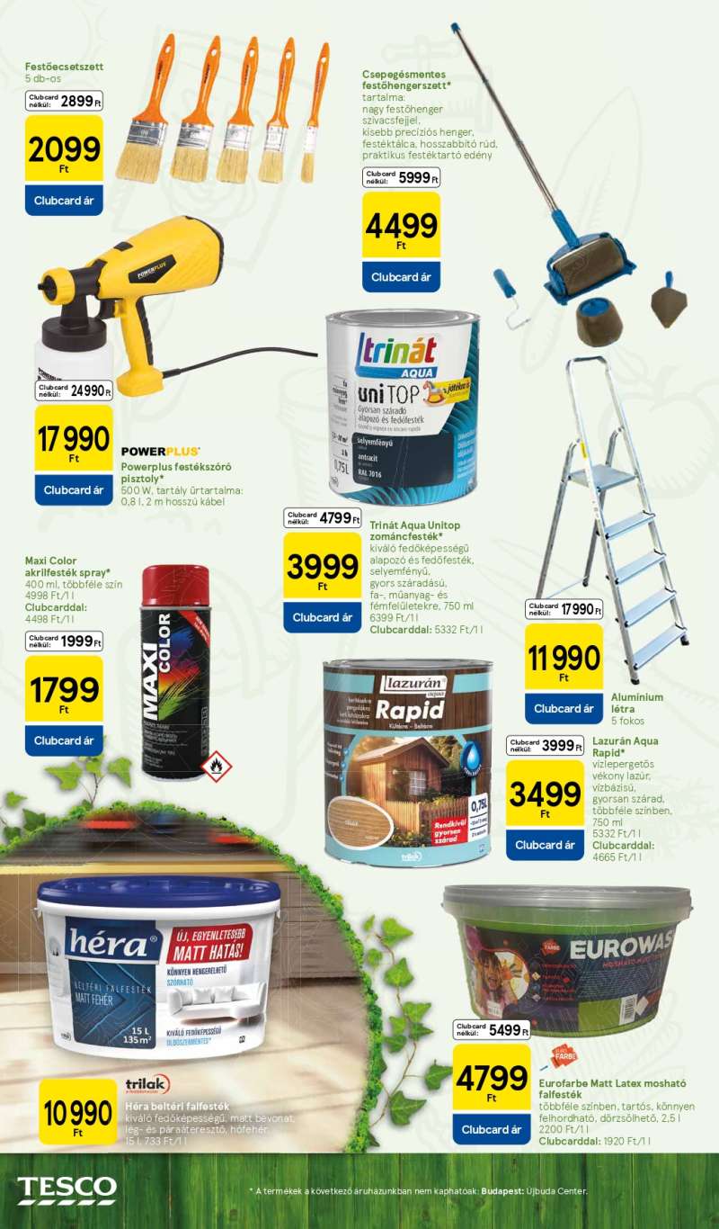 Tesco Tavaszi Kert Katalógus 16 oldal