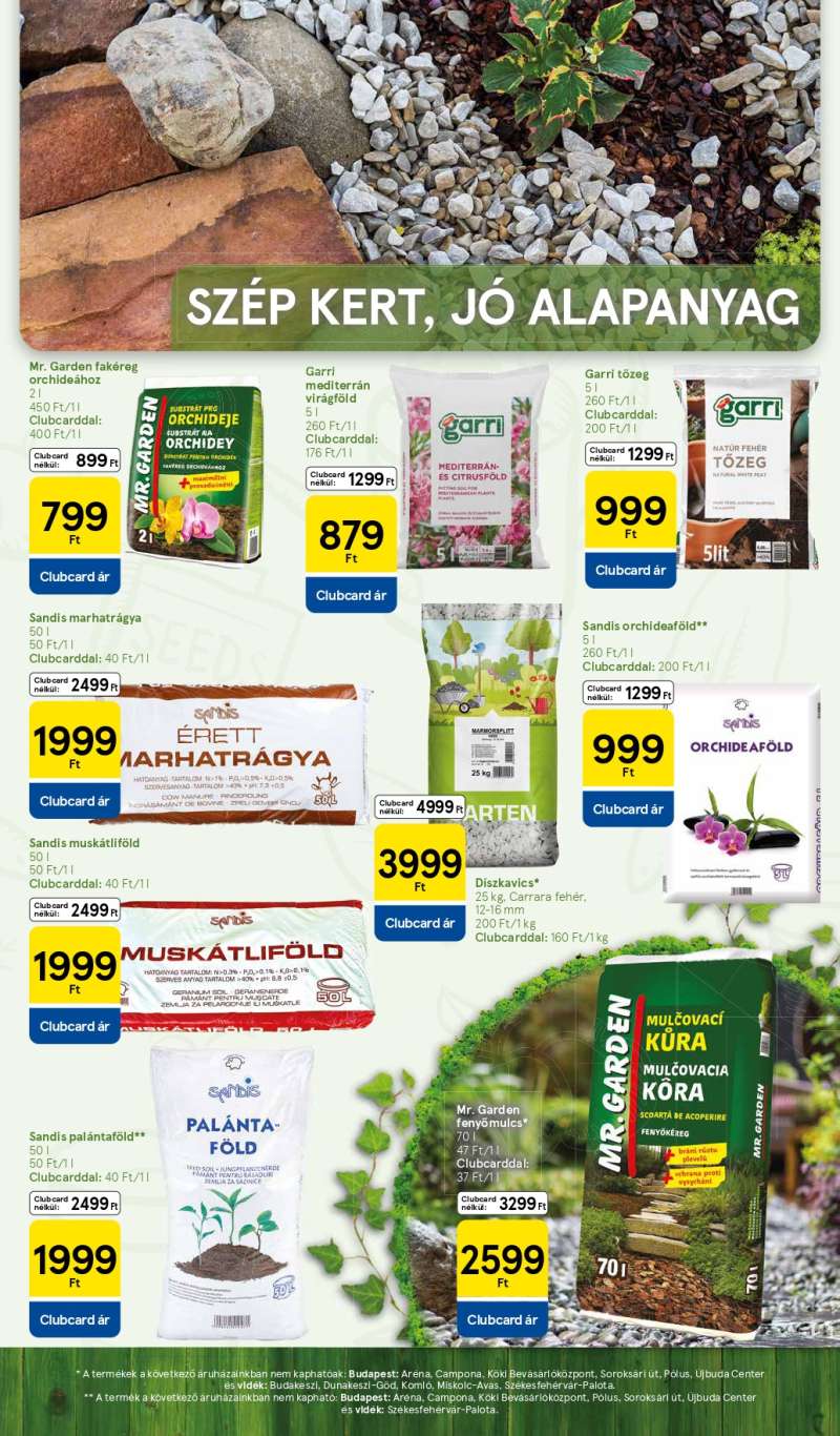 Tesco Tavaszi Kert Katalógus 5 oldal