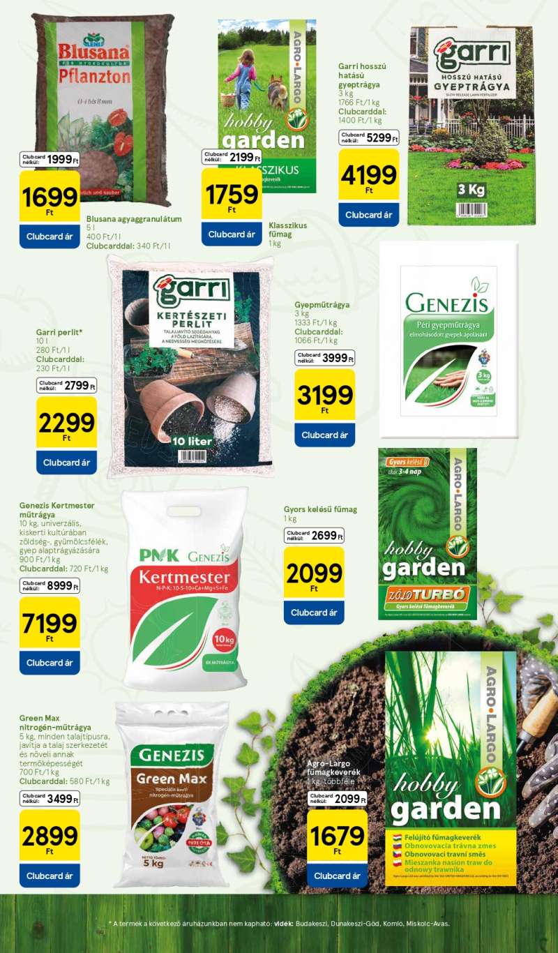 Tesco Tavaszi Kert Katalógus 7 oldal