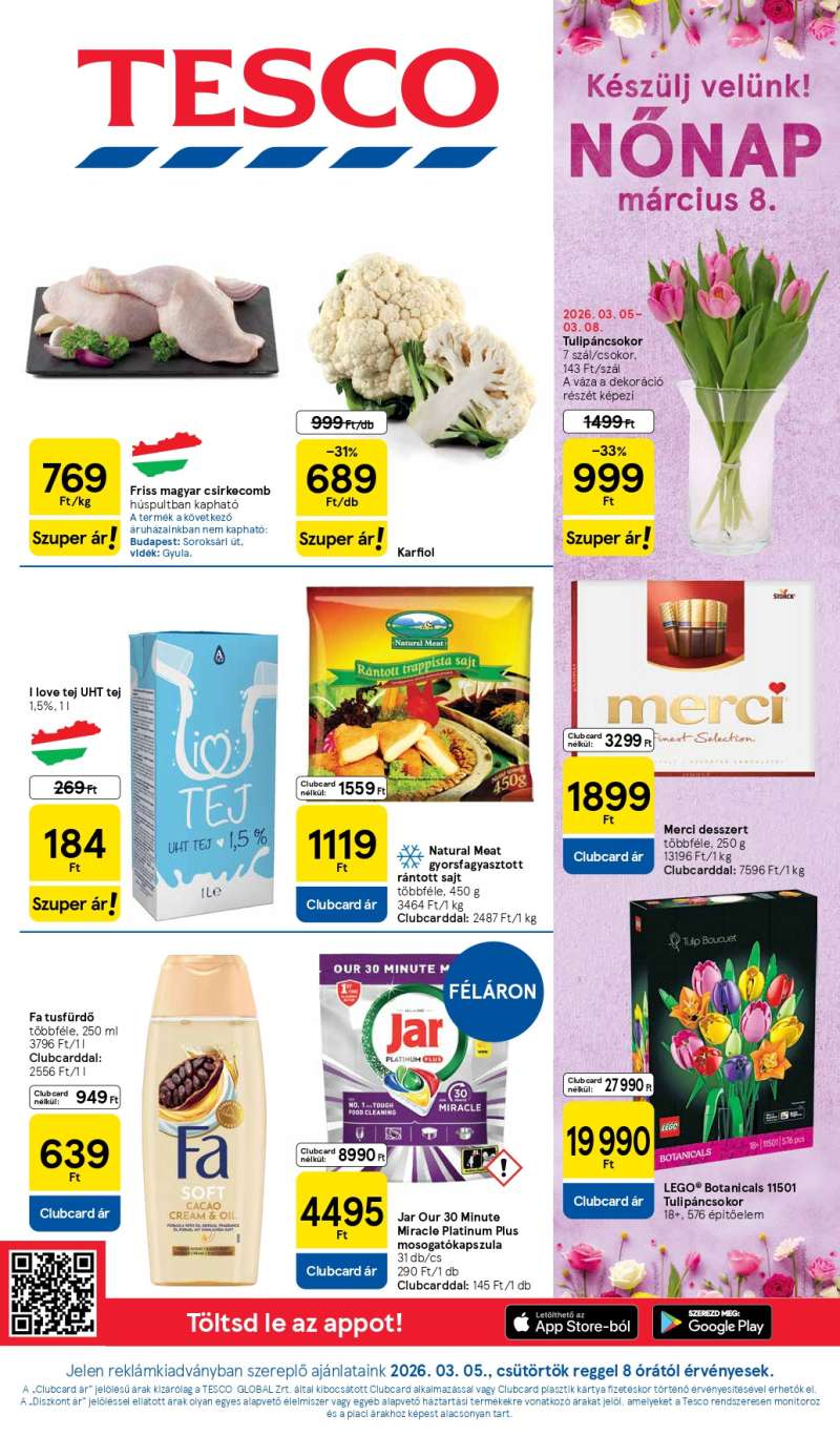 Tesco Akciós Újság Hipermarket 1 oldal
