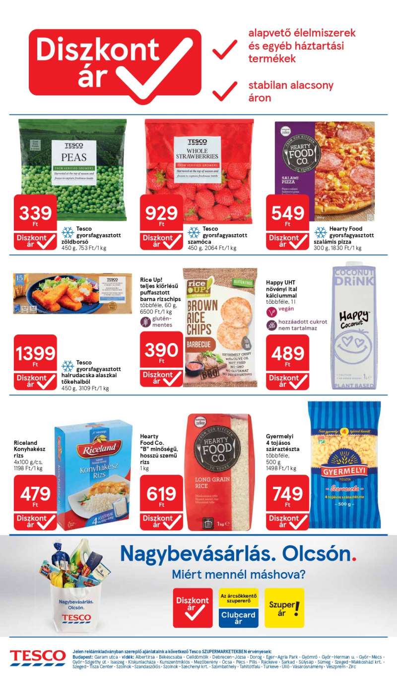 Tesco Szupermarket Akciós Újság 4 oldal