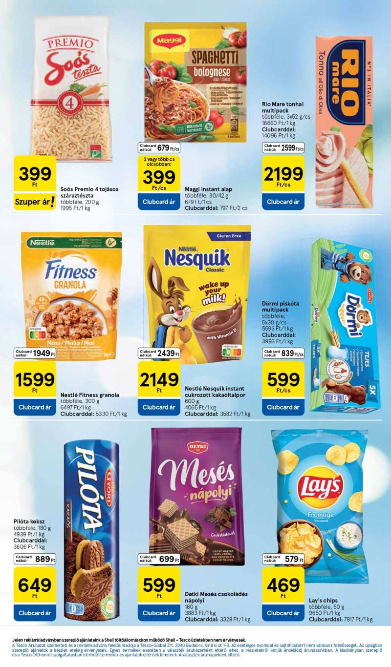 Tesco Szupermarket Akciós Újság 5 oldal