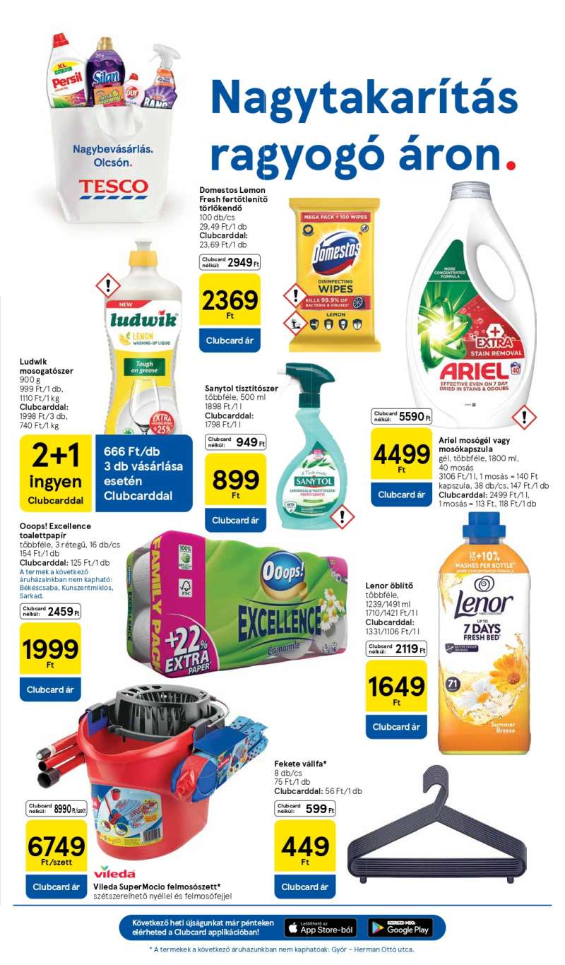 Tesco Szupermarket Akciós Újság 7 oldal